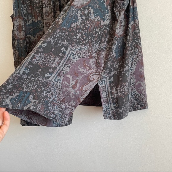 Free People Darcy swing printed Top blouse fairy whimsical whimsigoth grunge XS - Picture 10 of 13